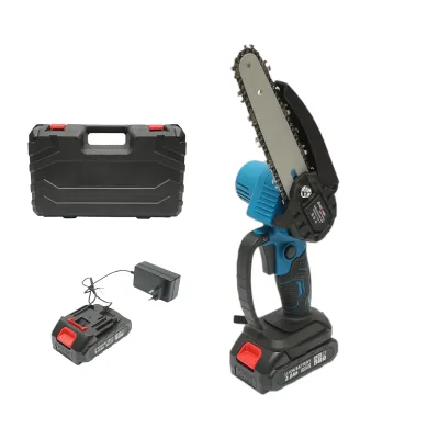 Mini fierastrau electric cu 2 acumulatori 24V, 2Ah Li-ion, lama 6 inch (150mm), turatie 4000rpm Breckner Germany
