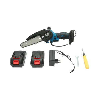 Mini fierastrau electric cu 2 acumulatori 24V, 2Ah Li-ion, lama 6 inch (150mm), turatie 4000rpm Breckner Germany - imagine 4