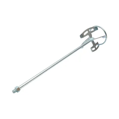 Paleta amestecator vopsea, adeziv, mortar cu tija 600x120x12mm, filet M14 Breckner Germany - imagine 3