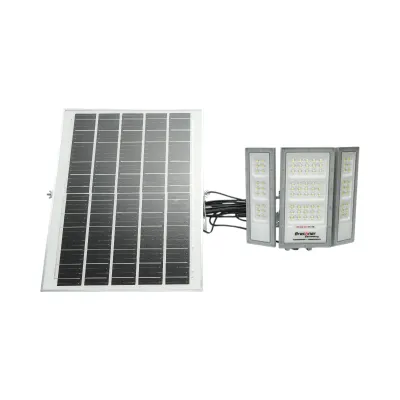 Lampa LED 1300lm, 6500K cu panou solar 25W, baterie LifePO4 3.2V/15Ah si telecomanda IP66 Breckner Germany - imagine 3