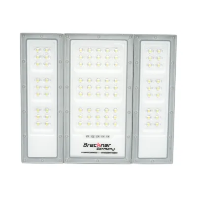 Lampa LED 1300lm, 6500K cu panou solar 25W, baterie LifePO4 3.2V/15Ah si telecomanda IP66 Breckner Germany - imagine 5
