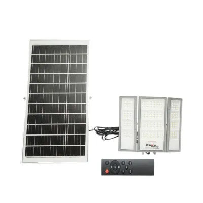 Lampa LED 2400lm, 6500K cu panou solar 40W, baterie LifePO4 3.2V/30Ah, senzor de miscare si telecomanda IP66 Breckner Germany