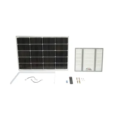 Lampa LED 4500lm, 6500K cu panou solar 70W, baterie LifePO4 3.2V/60Ah, senzor de miscare si telecomanda IP66 Breckner Germany - imagine 2