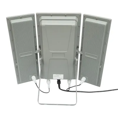 Lampa LED 4500lm, 6500K cu panou solar 70W, baterie LifePO4 3.2V/60Ah, senzor de miscare si telecomanda IP66 Breckner Germany - imagine 7