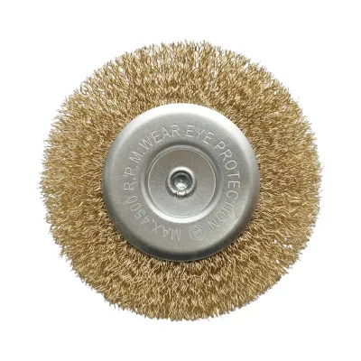 Perie sarma circulara 100mm, tija 6mm, max. 4500rpm Breckner Germany - imagine 4