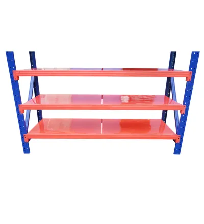 Raft metalic depozitare 5 nivele 200x60x250cm, 300 kg/nivel, albastru-portocaliu Breckner Germany - imagine 7