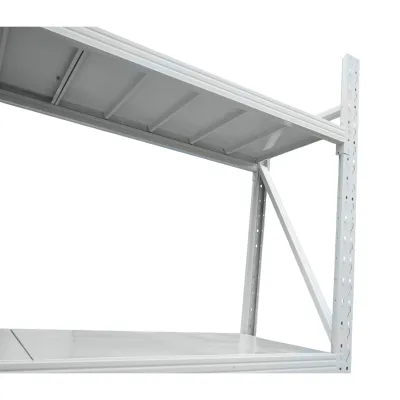 Raft metalic depozitare 5 nivele 200x60x250cm, 300 kg/polita, gri Breckner Germany - imagine 8