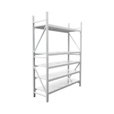 Raft metalic depozitare 5 nivele 200x60x250cm, 300 kg/polita, gri Breckner Germany - imagine 4