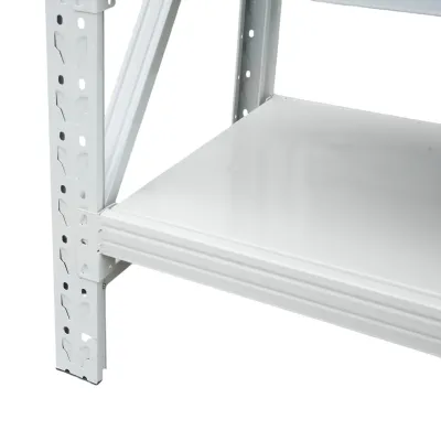 Raft metalic depozitare 5 nivele 200x60x250cm, 300 kg/polita, gri Breckner Germany - imagine 7
