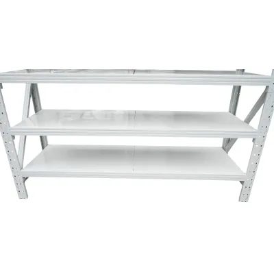 Raft metalic depozitare 5 nivele 200x60x250cm, 300 kg/polita, gri Breckner Germany - imagine 10