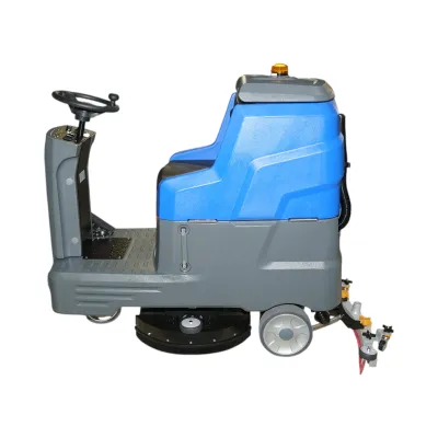 Masina de spalat pardoseli industriala 24V/100Ah, 500W, perie 560mm, racleta colectare 1030mm, productivitate 3500 mp/h - imagine 2