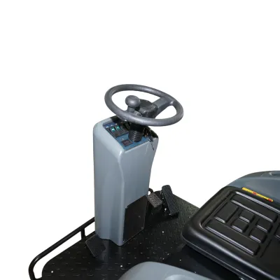 Masina de maturat stradala cu aspirare 48V/80Ah, 2.2kW, latime maturare 1380mm, cos colectare 120L, productivitate 8000 mp/h - imagine 10