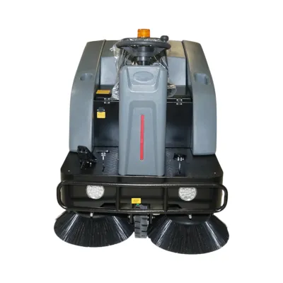 Masina de maturat stradala cu aspirare 48V/80Ah, 2.2kW, latime maturare 1380mm, cos colectare 120L, productivitate 8000 mp/h - imagine 3