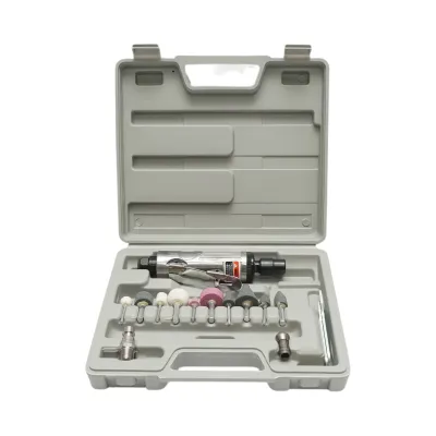 Trusa polizor drept pneumatic biax 25000rpm, presiune 6-8 bar 15 piese - imagine 2
