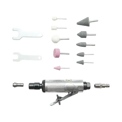 Trusa polizor drept pneumatic biax 25000rpm, presiune 6-8 bar 15 piese - imagine 5