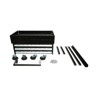 Carucior scule atelier metalic pe roti cu 2 rafturi si 3 sertare 775x410x895mm Breckner Germany - imagine 9