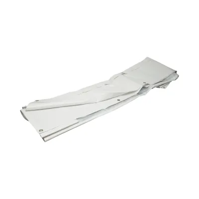 Perete lateral cort hala 2x2.8m alb cu geam transparent LP64 - imagine 5