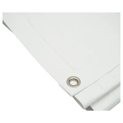 Perete lateral cort hala 2x2.8m alb cu geam transparent LP64 - imagine 7