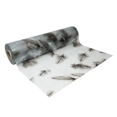 Folie protectie masa transparenta PVC siliconizat 100cm, grosime 0.8mm, model pene 20m/rola Breckner Germany - imagine 6