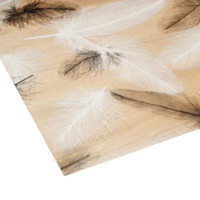 Folie protectie masa transparenta PVC siliconizat 100cm, grosime 0.8mm, model pene 20m/rola Breckner Germany - imagine 4