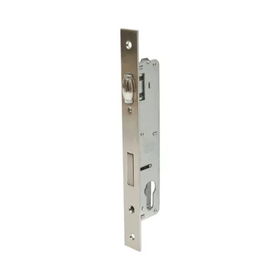 Broasca usa ingropata cu rola 38x174mm, placuta frontala 23x240mm, nichel satinat, suruburi incluse - imagine 3