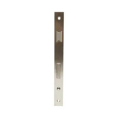 Broasca usa ingropata cu limba 38x174mm, placuta frontala 23x240mm, nichel satinat, suruburi incluse - imagine 5
