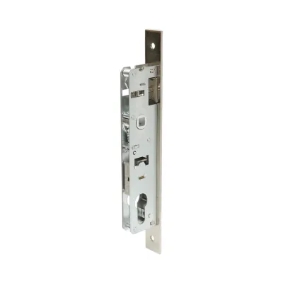 Broasca usa ingropata cu limba 38x174mm, placuta frontala 23x240mm, nichel satinat, suruburi incluse - imagine 6