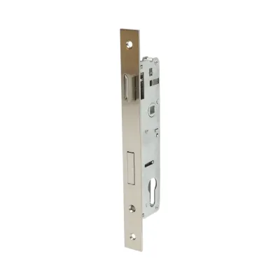 Broasca usa ingropata cu limba 43x174mm, placuta frontala 23x240mm, nichel satinat, suruburi incluse - imagine 3