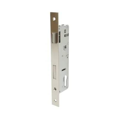 Broasca usa ingropata cu limba 48x174mm, placuta frontala 23x240mm, nichel satinat, suruburi incluse - imagine 3