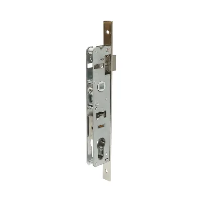 Broasca usa ingropata cu limba 34x174mm, placuta frontala 16x240mm, nichel satinat, suruburi incluse - imagine 6