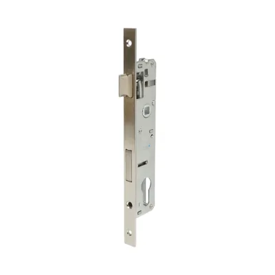 Broasca usa ingropata cu limba 34x174mm, placuta frontala 16x240mm, nichel satinat, suruburi incluse - imagine 3