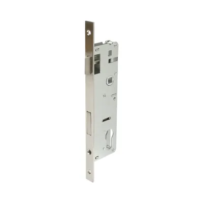 Broasca usa ingropata cu limba 48x174mm, placuta frontala 16x240mm, nichel satinat, suruburi incluse - imagine 3
