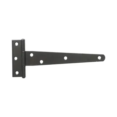 Balama poarta tip T 70x174mm, otel negru, suruburi incluse - imagine 2