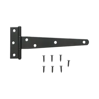 Balama poarta tip T 70x174mm, otel negru, suruburi incluse
