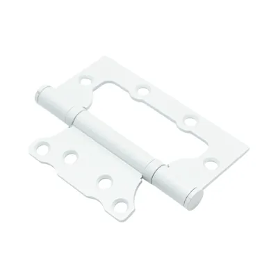 Set 2 balamale mobilier coplanare tip fluture 100x50mm, otel alb, suruburi incluse - imagine 7