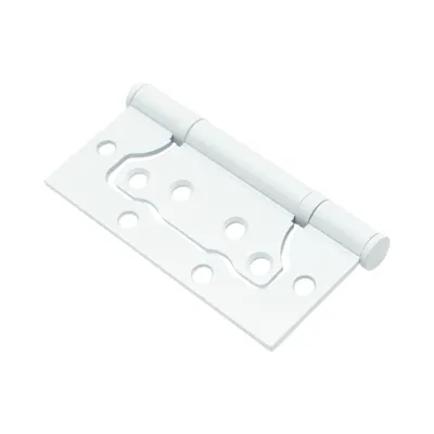 Set 2 balamale mobilier coplanare tip fluture 100x50mm, otel alb, suruburi incluse - imagine 6
