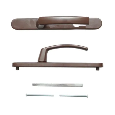Set manere usa termopan PVC maro cu sild 28x220mm - imagine 2