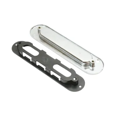 Maner usa glisanta cromat incastrat tip scoica 36x150mm - imagine 6