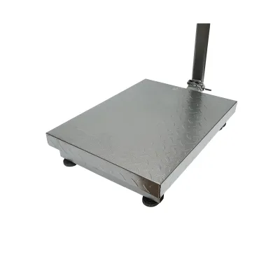 Cantar electronic de podea 700kg tip platforma 600x450mm cu brat pliabil, afisaj LCD - imagine 8