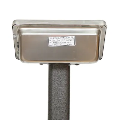 Cantar electronic de podea 700kg tip platforma 600x450mm cu brat pliabil, afisaj LCD - imagine 7