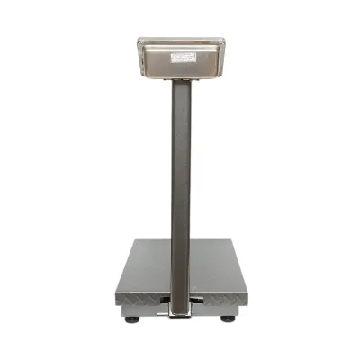 Cantar electronic de podea 700kg tip platforma 600x450mm cu brat pliabil, afisaj LCD - imagine 4