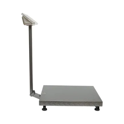Cantar electronic de podea 700kg tip platforma 600x450mm cu brat pliabil, afisaj LCD - imagine 5