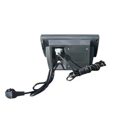 Cantar electronic de podea 3000kg, platforma striata 120x120cm, baterie 6V 4Ah, afisaj LED - imagine 6