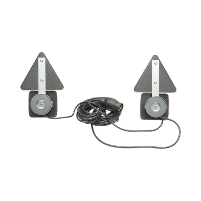 Set lampi LED magnetice cu triunghiuri reflectorizante pentru remorca, fisa 7 pini, cablu stopuri 2.5m cablu fisa 7.5m Breckner Germany - imagine 3