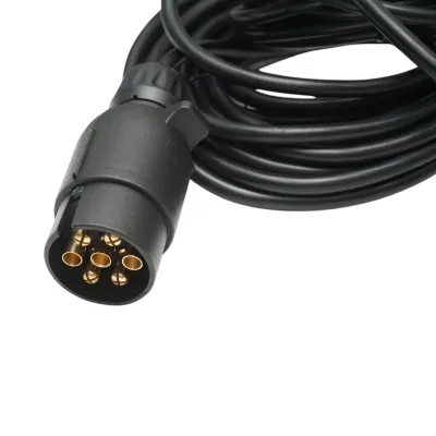 Set lampi LED magnetice 12V pentru remorca, fisa 7 pini, cablu stopuri 2.5m, cablu fisa 7.5m Breckner Germany - imagine 7