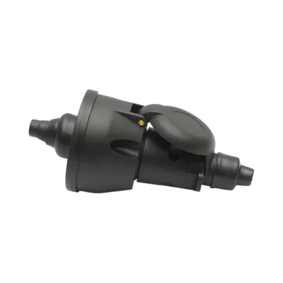 Fisa cu priza 7 pini pentru remorca, material carcasa ebonita 12V - imagine 2