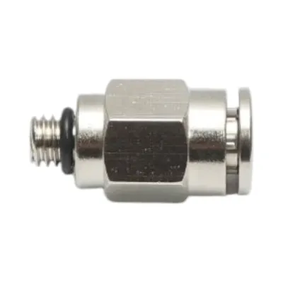 Mufa rapida dreapta metalica 6mm filet exterior M6 - imagine 2