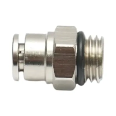 Mufa rapida dreapta metalica 6mm filet exterior M12 - imagine 2