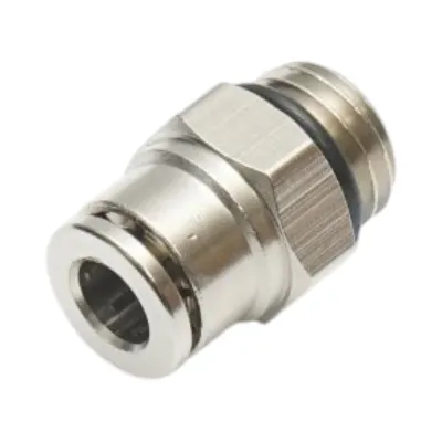 Mufa rapida dreapta metalica 6mm filet exterior M12 - imagine 3