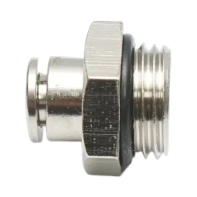 Mufa rapida dreapta metalica 6mm filet exterior M16 - imagine 2